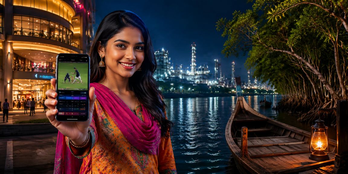 সুন্দরবন থিমে 54 db ক্যাসিনো অ্যাপ ব্যবহার করছেন বাংলাদেশি মডেল