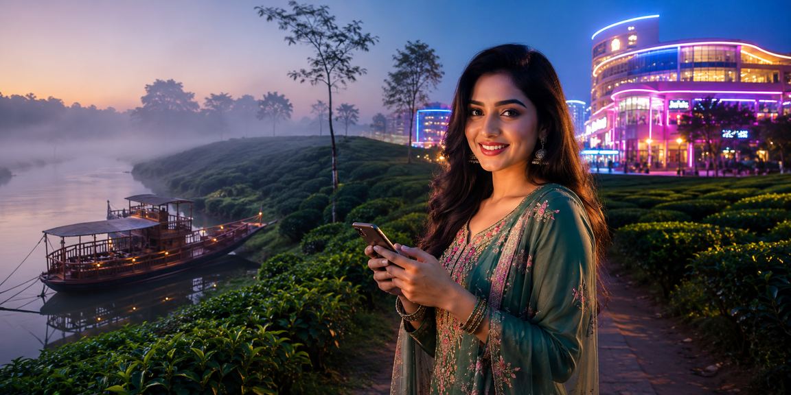 সিলেটের চা বাগানে ক্রিকেট বেটিং উপভোগ
